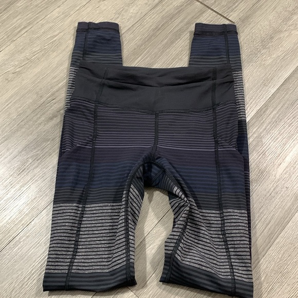 Lululemon Speed Tight II Om Stripe Black Multi / Black size 2 - Picture 7 of 15